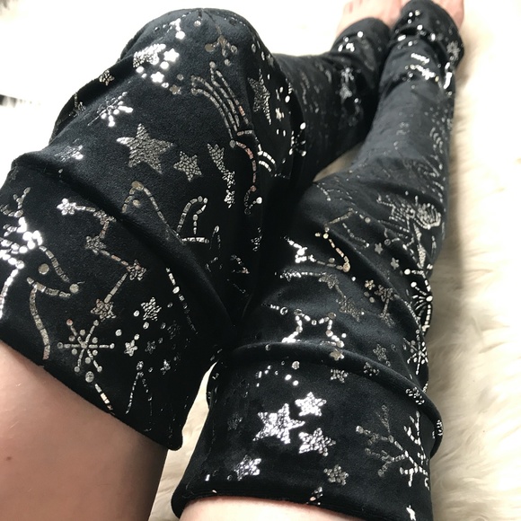 Gray Fox Soft Plush Fleece Leg Warmers Fur Lining Thermal Knee Socks Thigh Highs - Picture 9 of 14